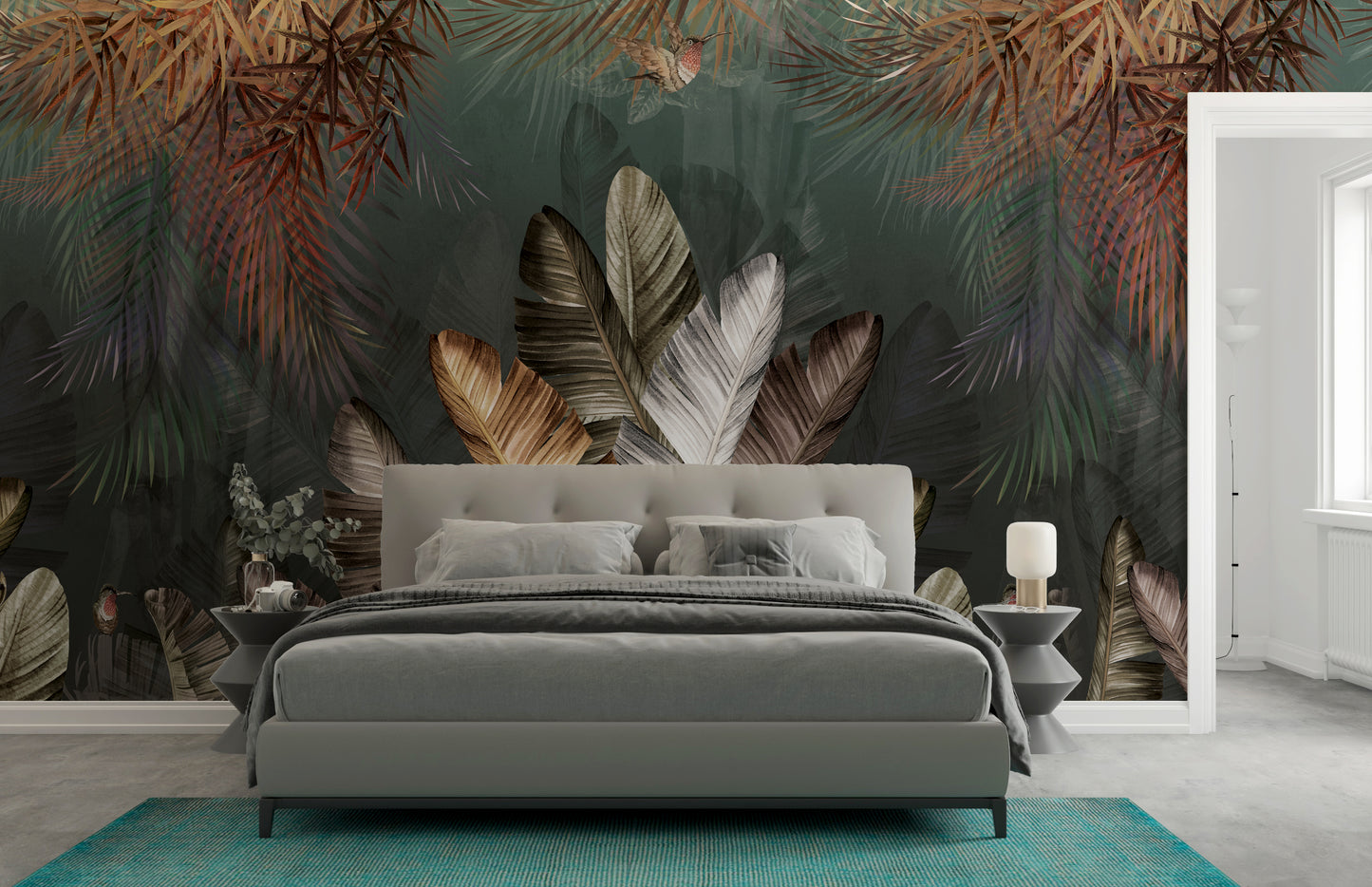 Europrint Plantas Tropicales y Colibrí