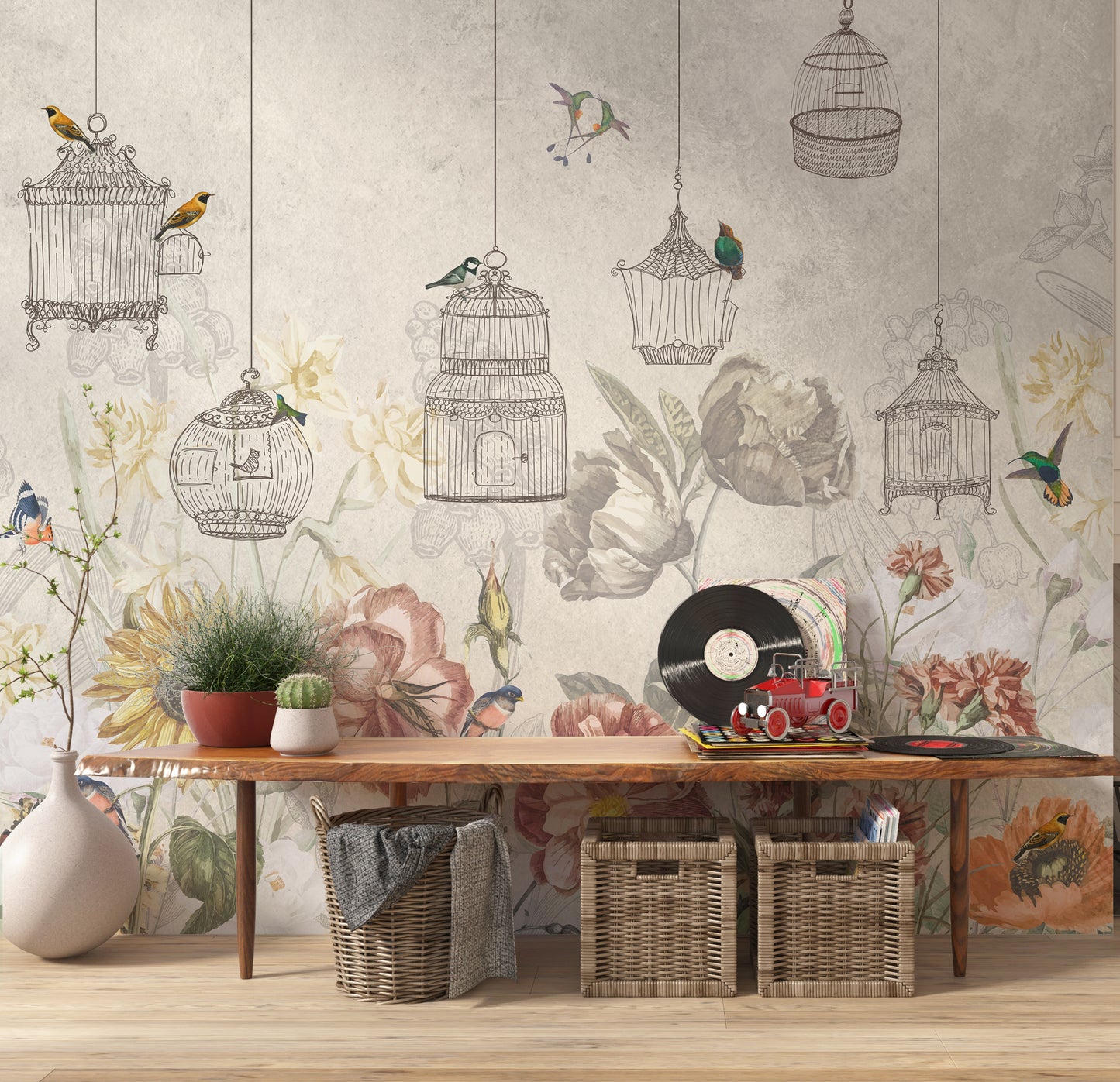 Europrint Flores, Aves Y Jaulas Colibrí