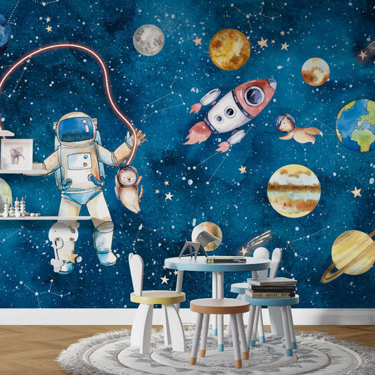 Europrint Astronauta, Cohete y Planetas