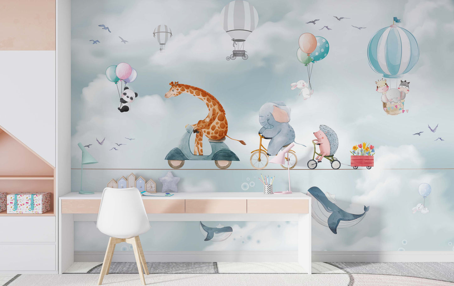 Europrint Jirafa y Animales En La Cuerda Floja