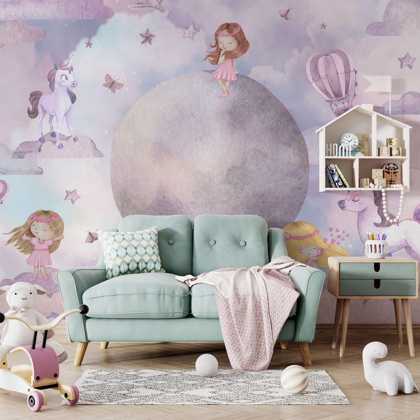 Europrint Niñas, Luna y Unicornios