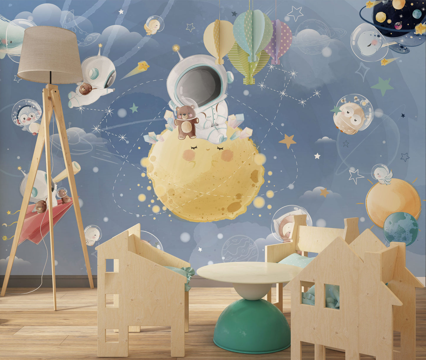 Europrint Astronauta Y Animalitos Para Niño