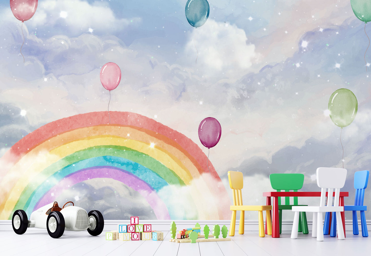 Europrint Arcoíris, Nubes y Globos