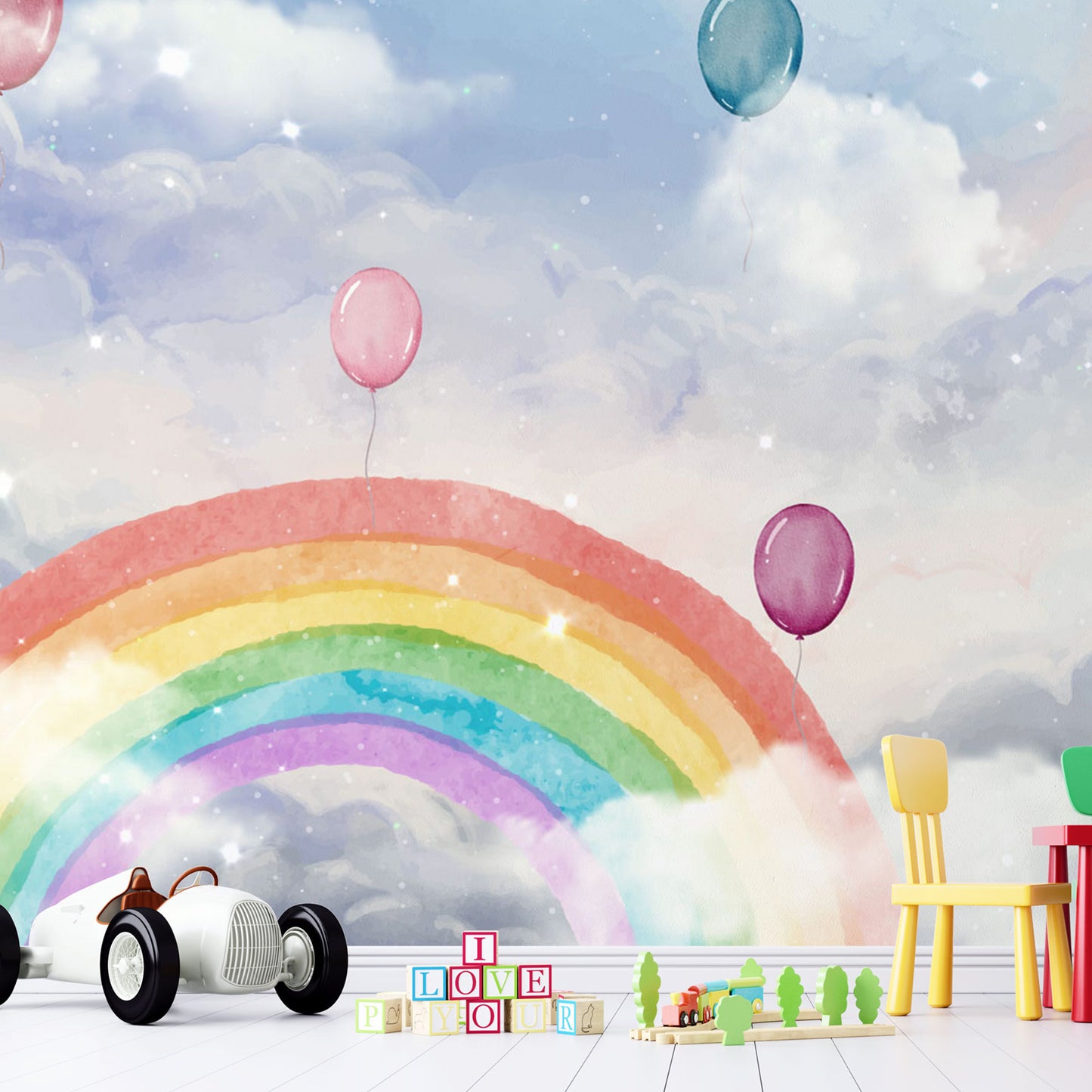 Europrint Arcoíris, Nubes y Globos