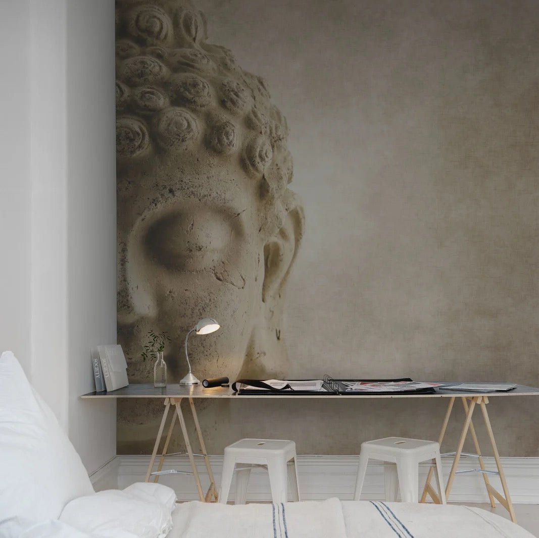 Escultura Rostro de Buda