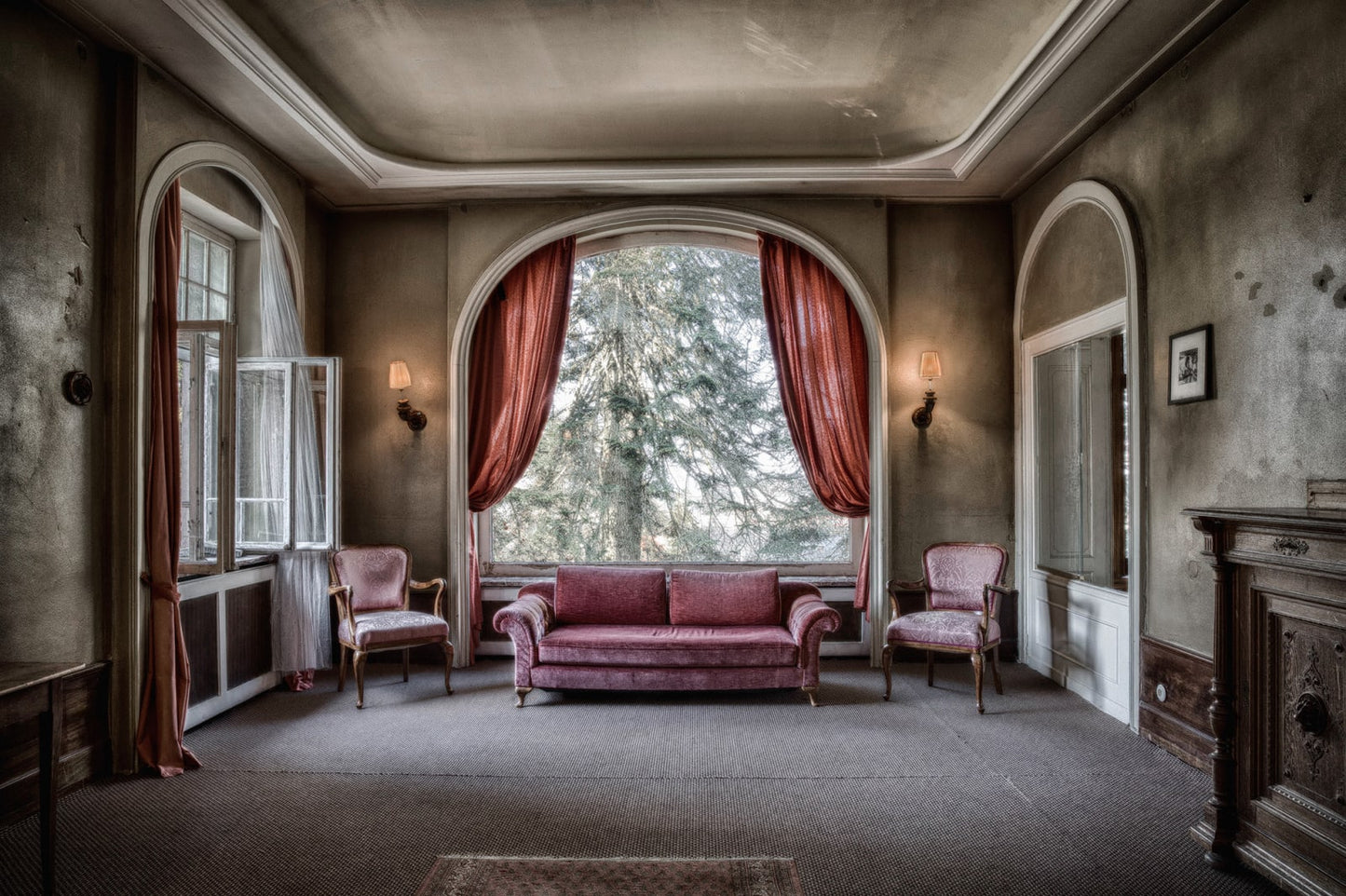 Salón con Ventanales