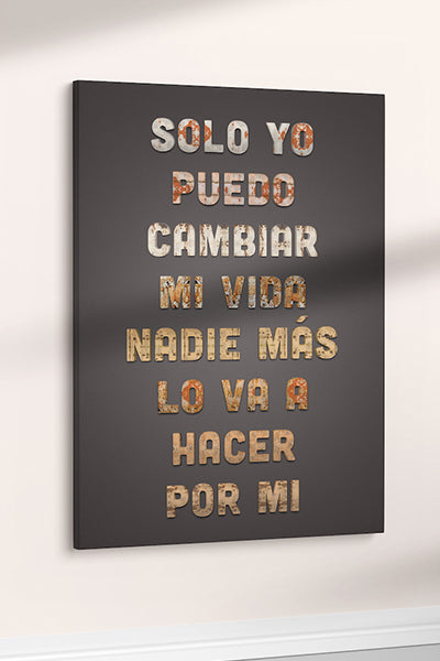 Cuadro Motivacional Solo Yo