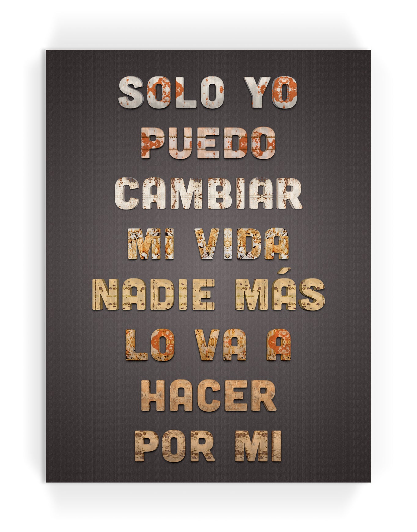 Cuadro Motivacional Solo Yo