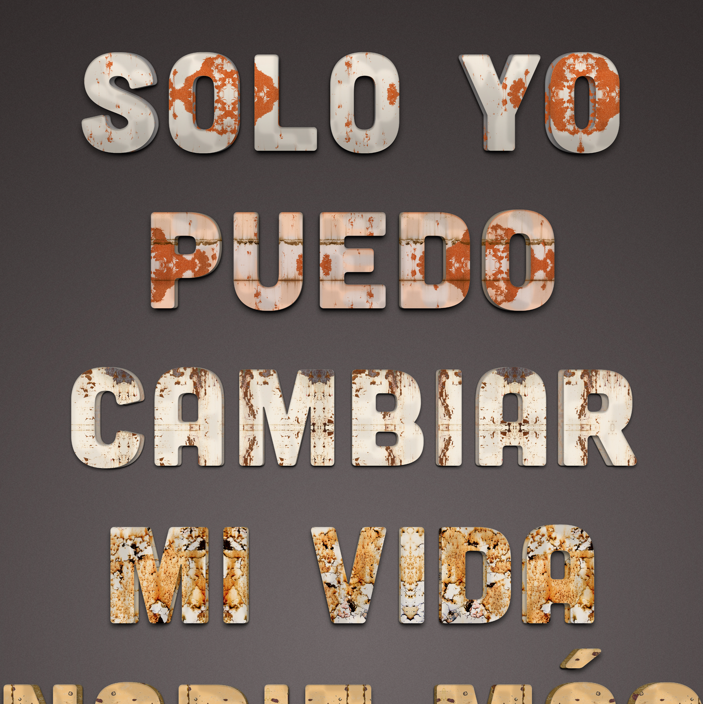 Cuadro Motivacional Solo Yo