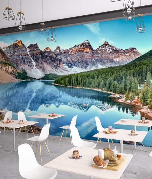 Bosque, Lago y Montañas