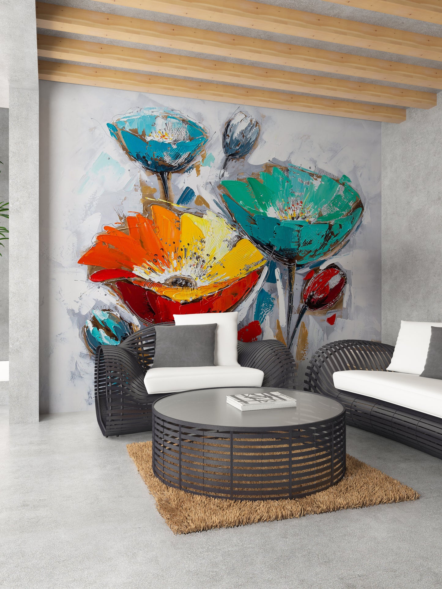 Pintura de Tulipanes