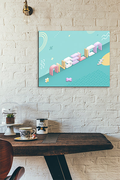 Canvas Decorativo con Nombre Personalizado
