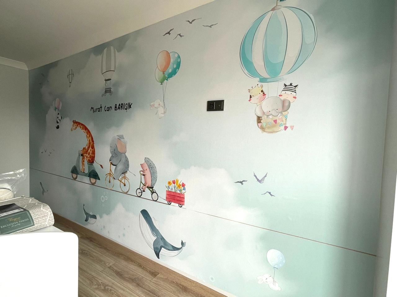 Europrint Jirafa y Animales En La Cuerda Floja