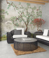 Vinil Adhesivo Paisaje Lago Zen Japonés