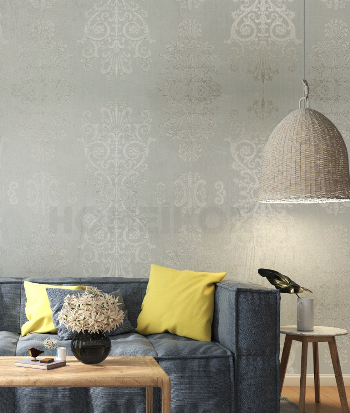 Papel Tapiz Vintage Damascus 1