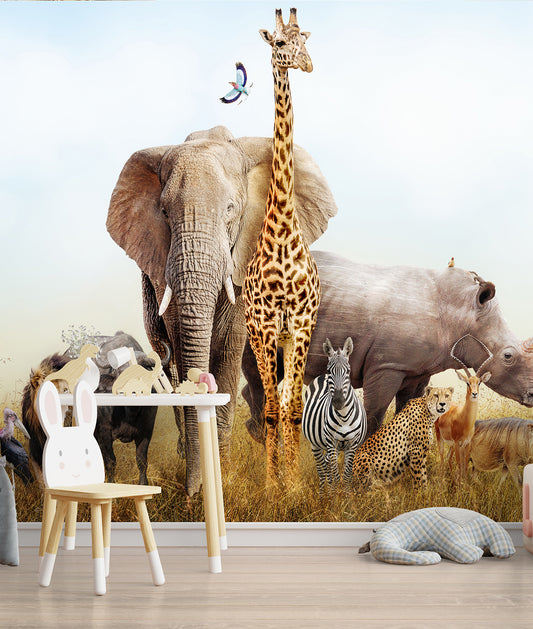 Safari Elefante León Jirafa Tigre