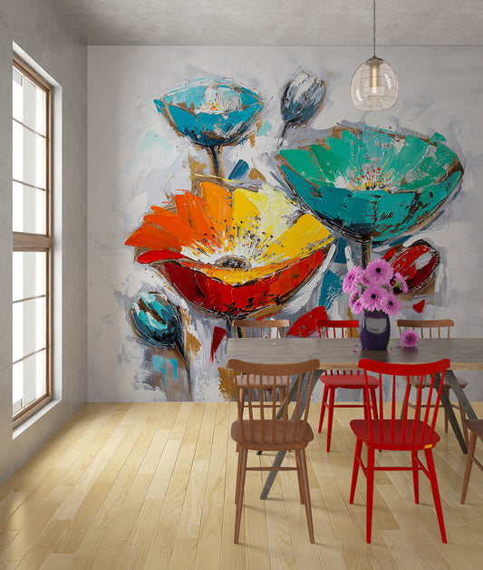 Pintura de Tulipanes