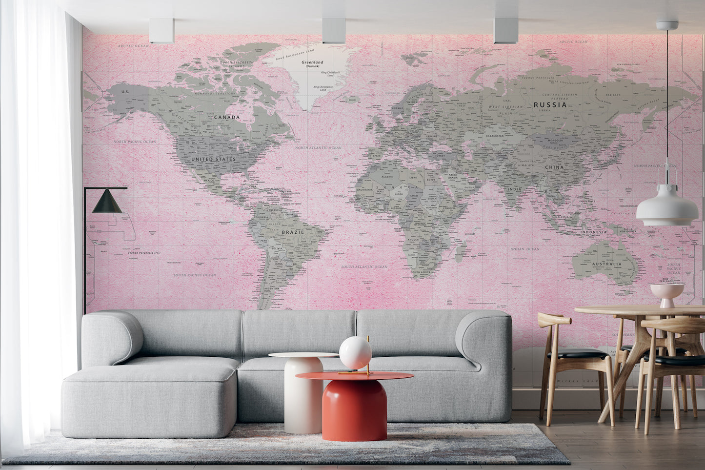 Mapa Mundi Varios Colores