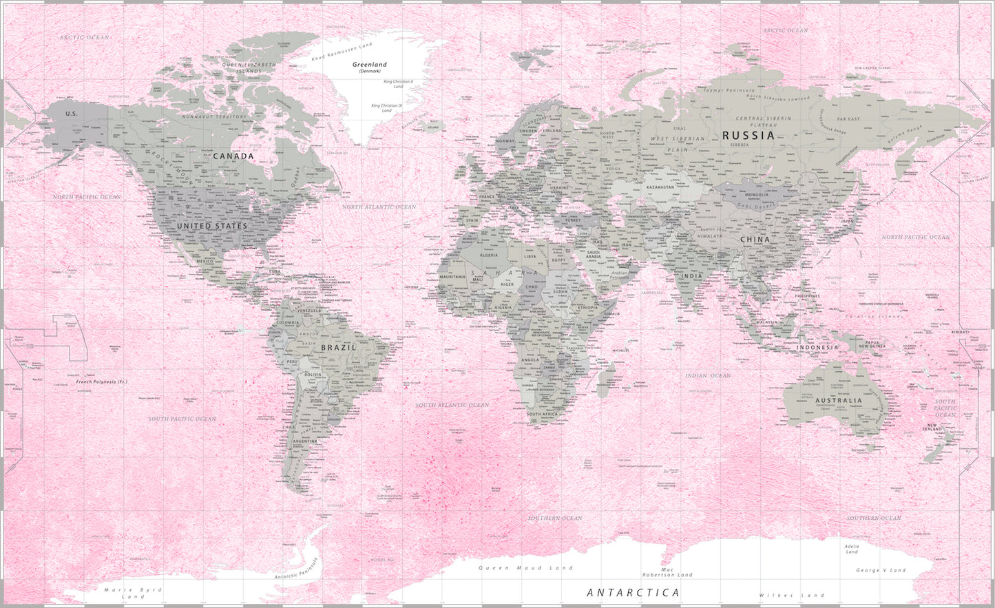 Mapa Mundi Varios Colores