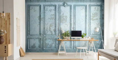 Grunge French Panel - Light Blue