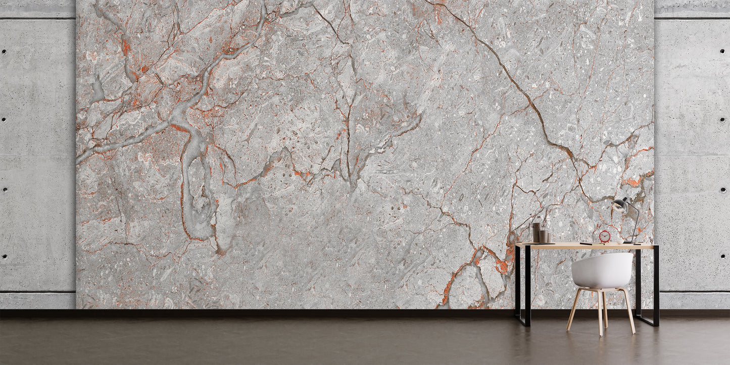 Marmol Gris Claro Vetas Ocre