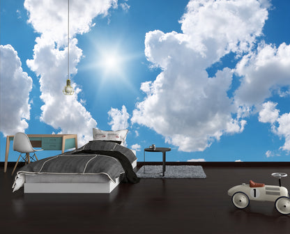 Precioso Cielo, Rayos de Sol y Nubes