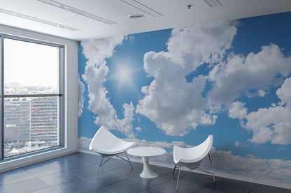 Precioso Cielo, Rayos de Sol y Nubes