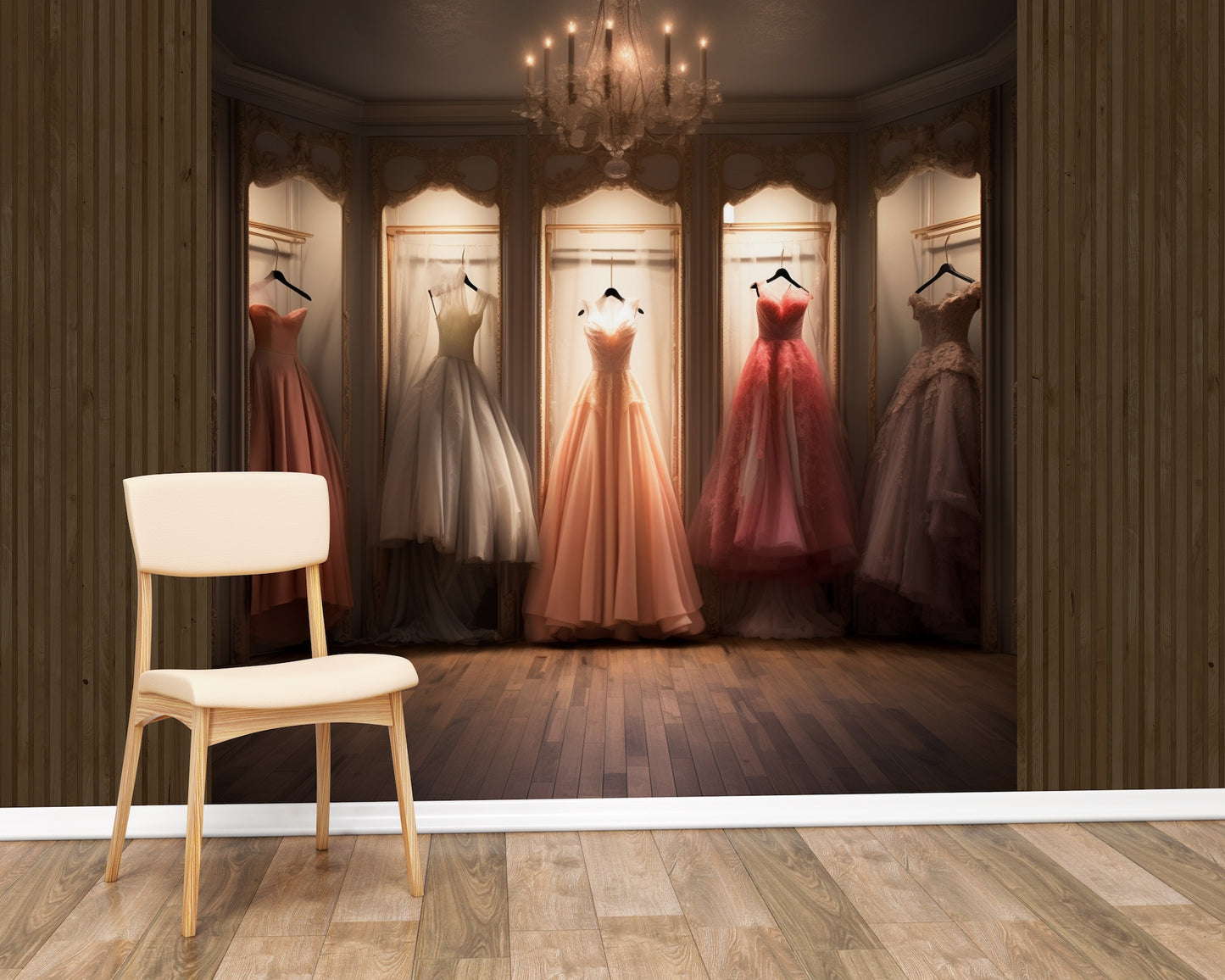 Aparadores Con Vestidos Estilo Princesas