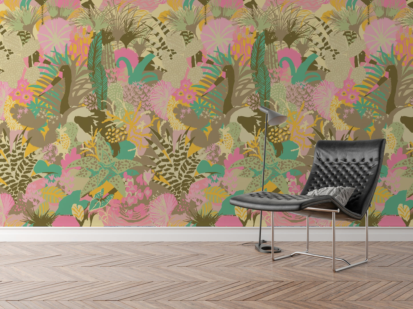 Patos y Plantas Abstractas I