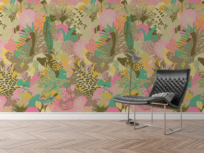 Patos y Plantas Abstractas I