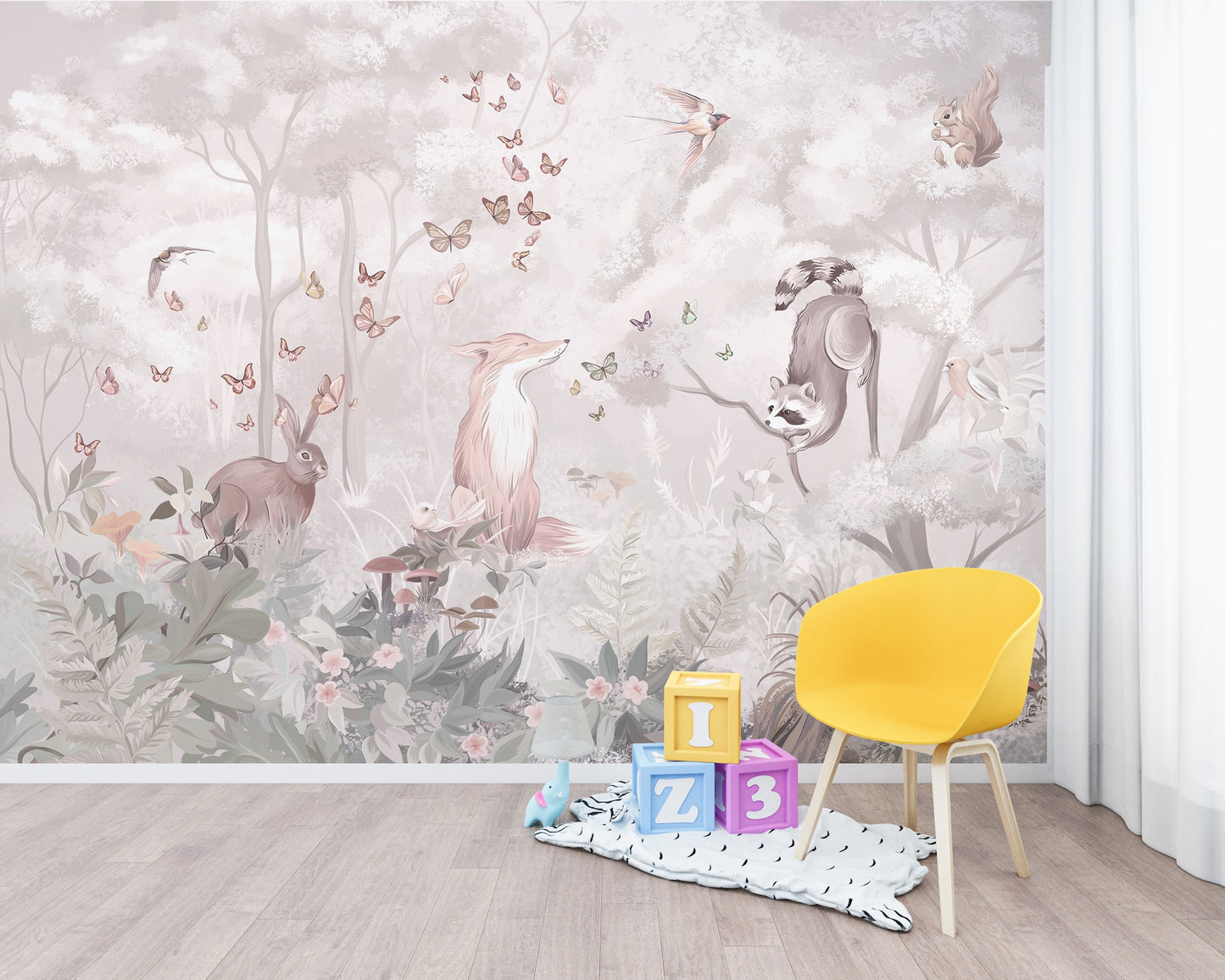 Bosque y Animalitos 5 Colores