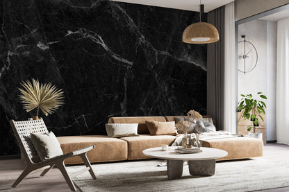 Mármol Gris Carbón Cetas Blancas