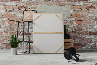 Canvas Decorativo Cuadro con Bastidor al Revés