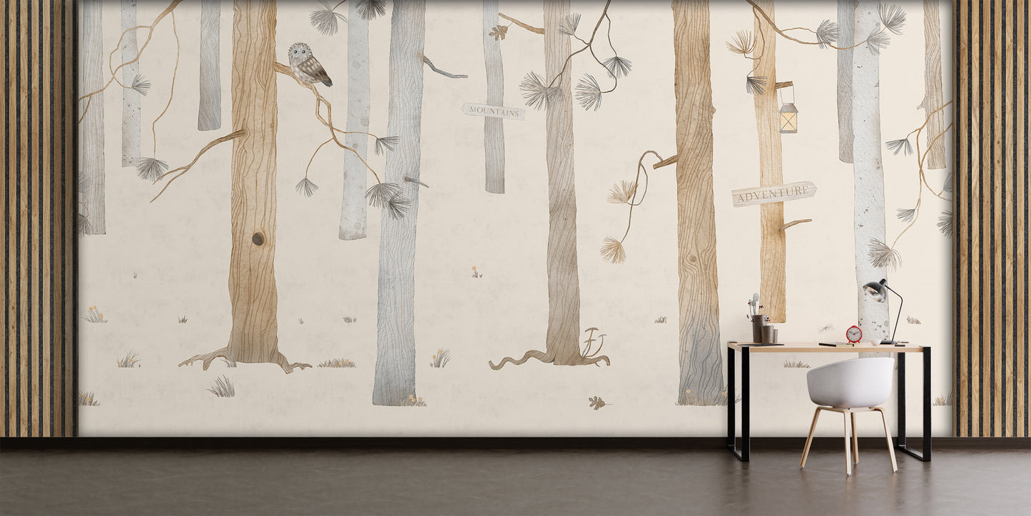 Ilustración Bosque Aventuras