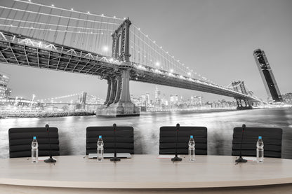 Black & White Brooklyn Bridge