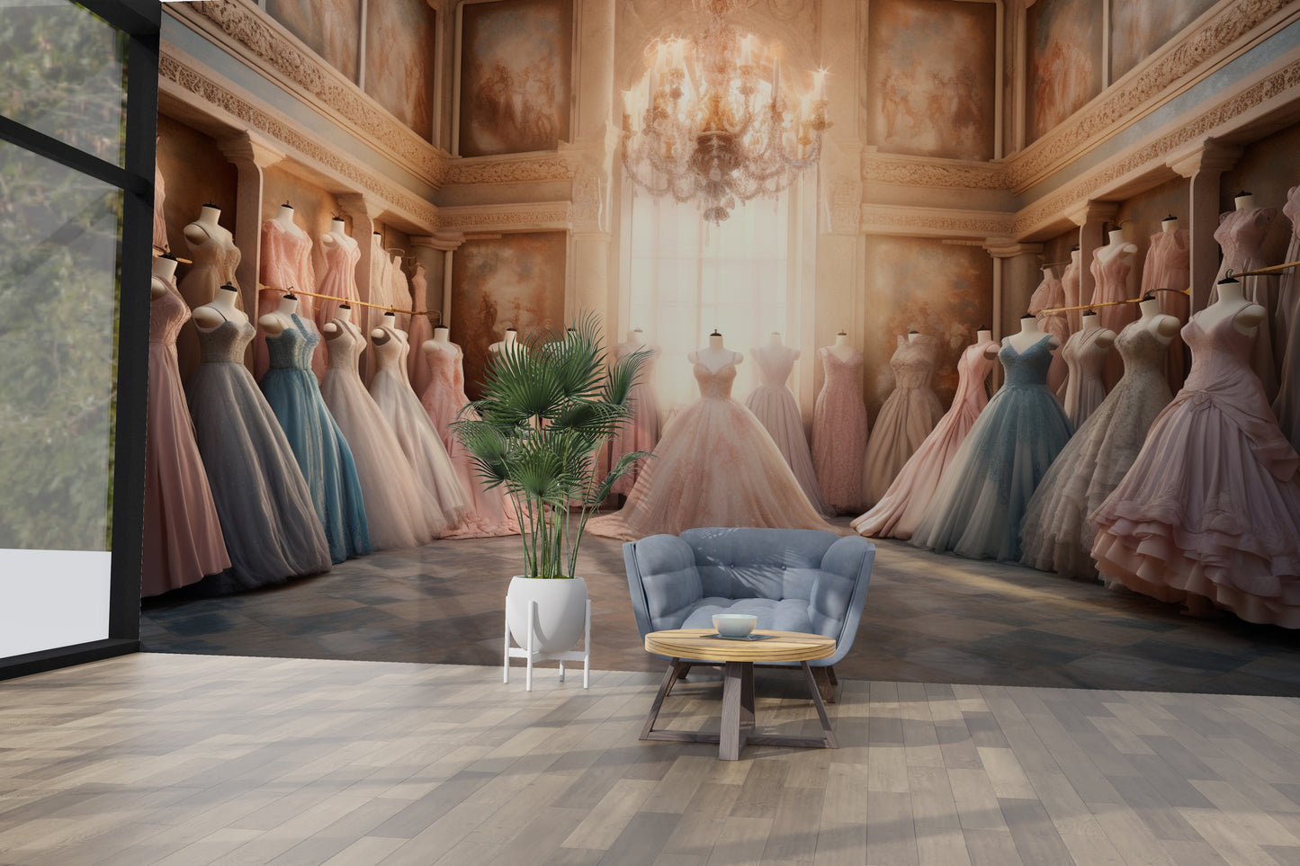 Aparadores Con Vestidos Estilo Princesas