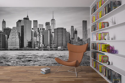 New York Skyline Black & White