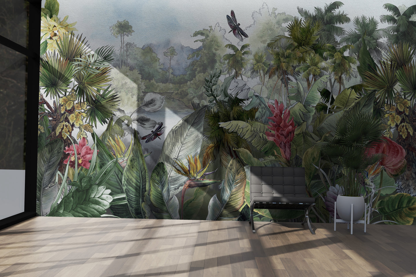 Jungla Tropical y Libelulas
