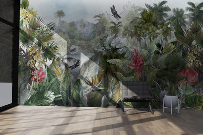 Jungla Tropical y Libelulas