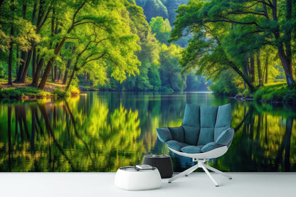 Paisaje Reflejo en el Lago