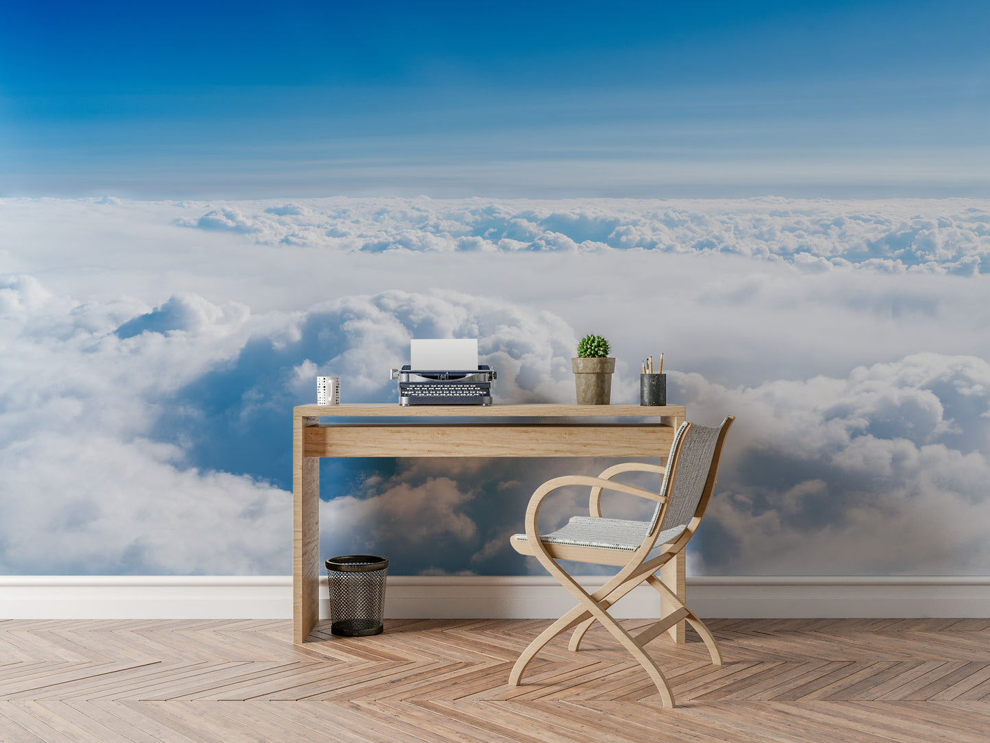 Vista sobre Nubes en el Cielo
