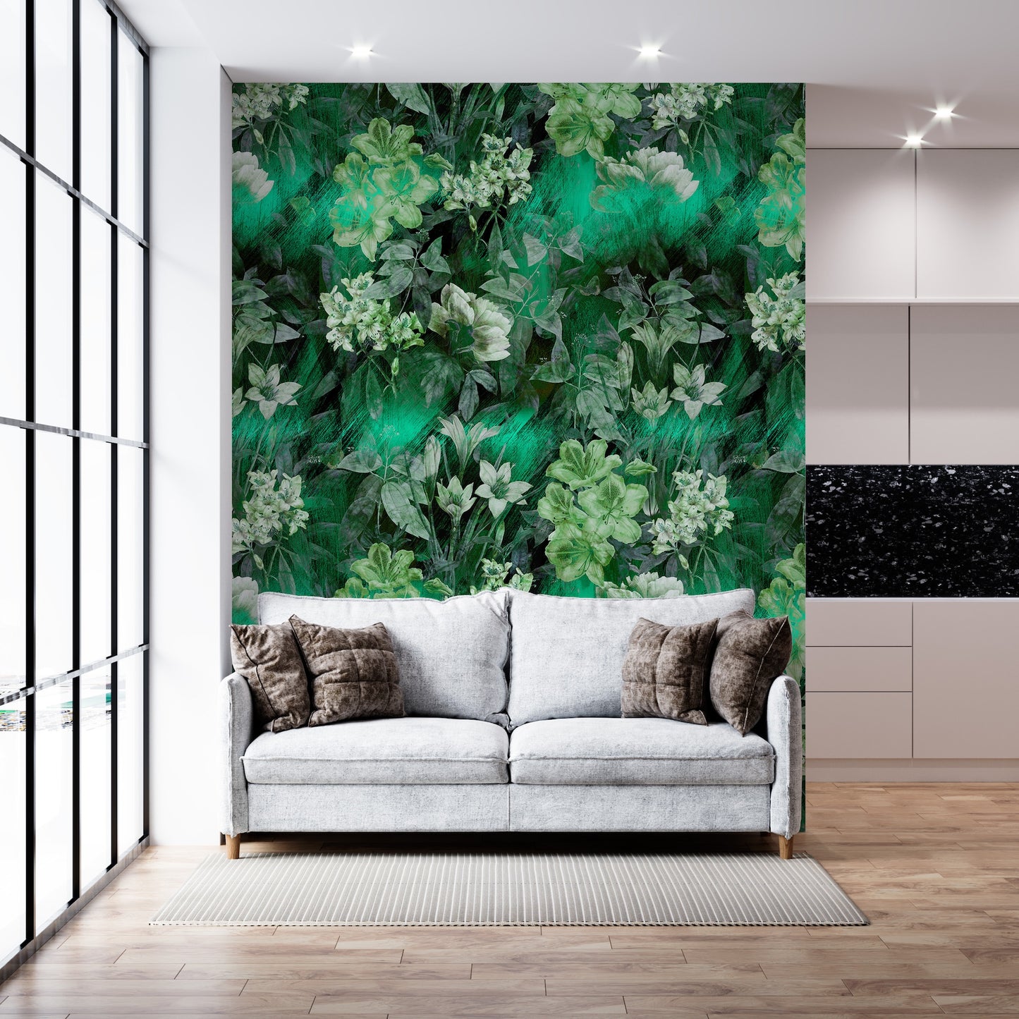 Beautiful  Green Garden Texture