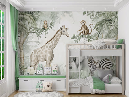 Selva Infantil Monos, Cebra, Elefante y Jirafa