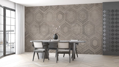 Patrón Geométrico Estilo Mármol I