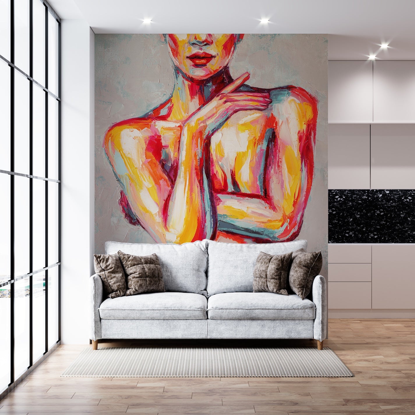 Sexy Woman Oil Painting Brushes II