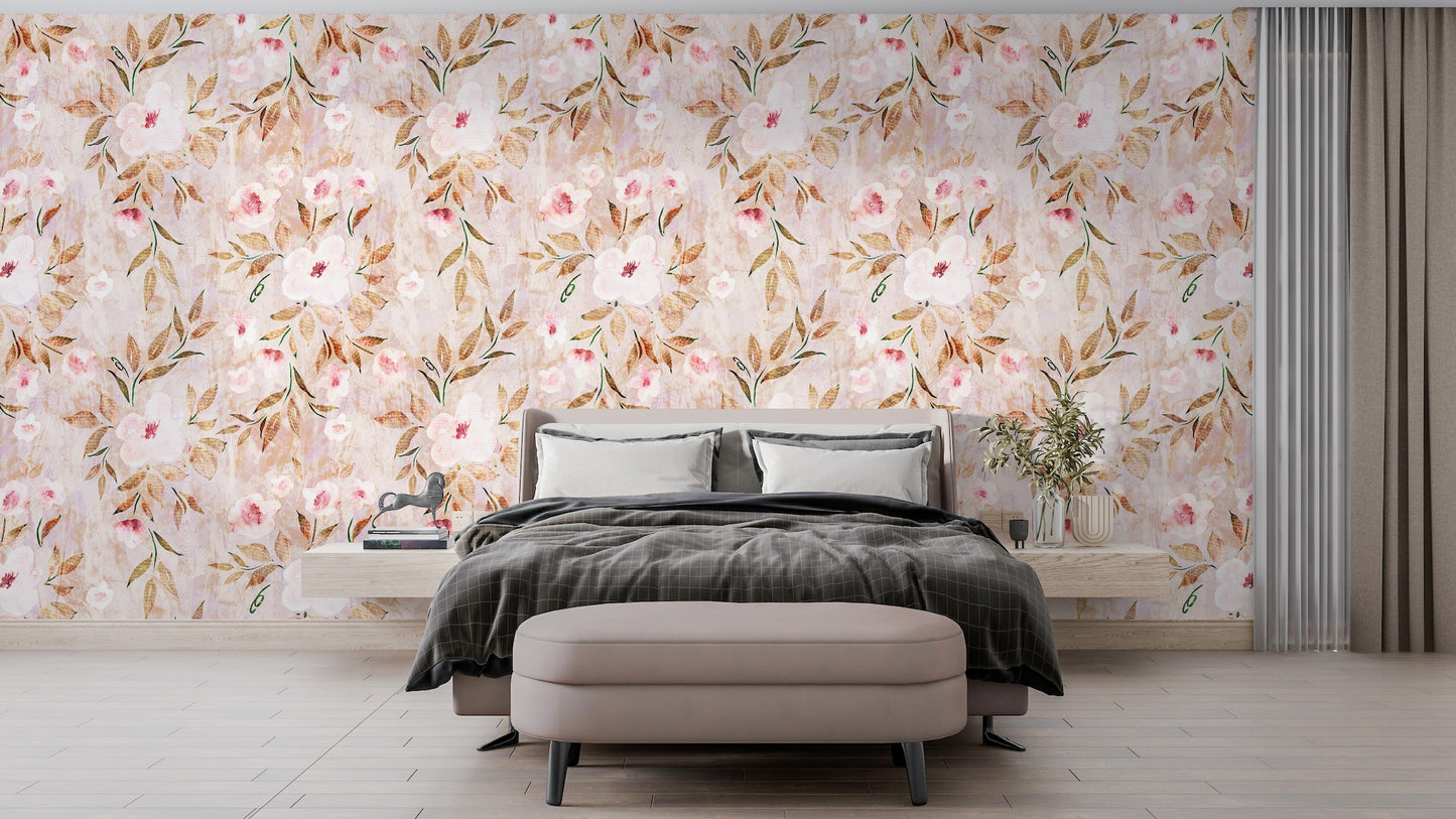 Fondo Floral Dulce Y Tierno