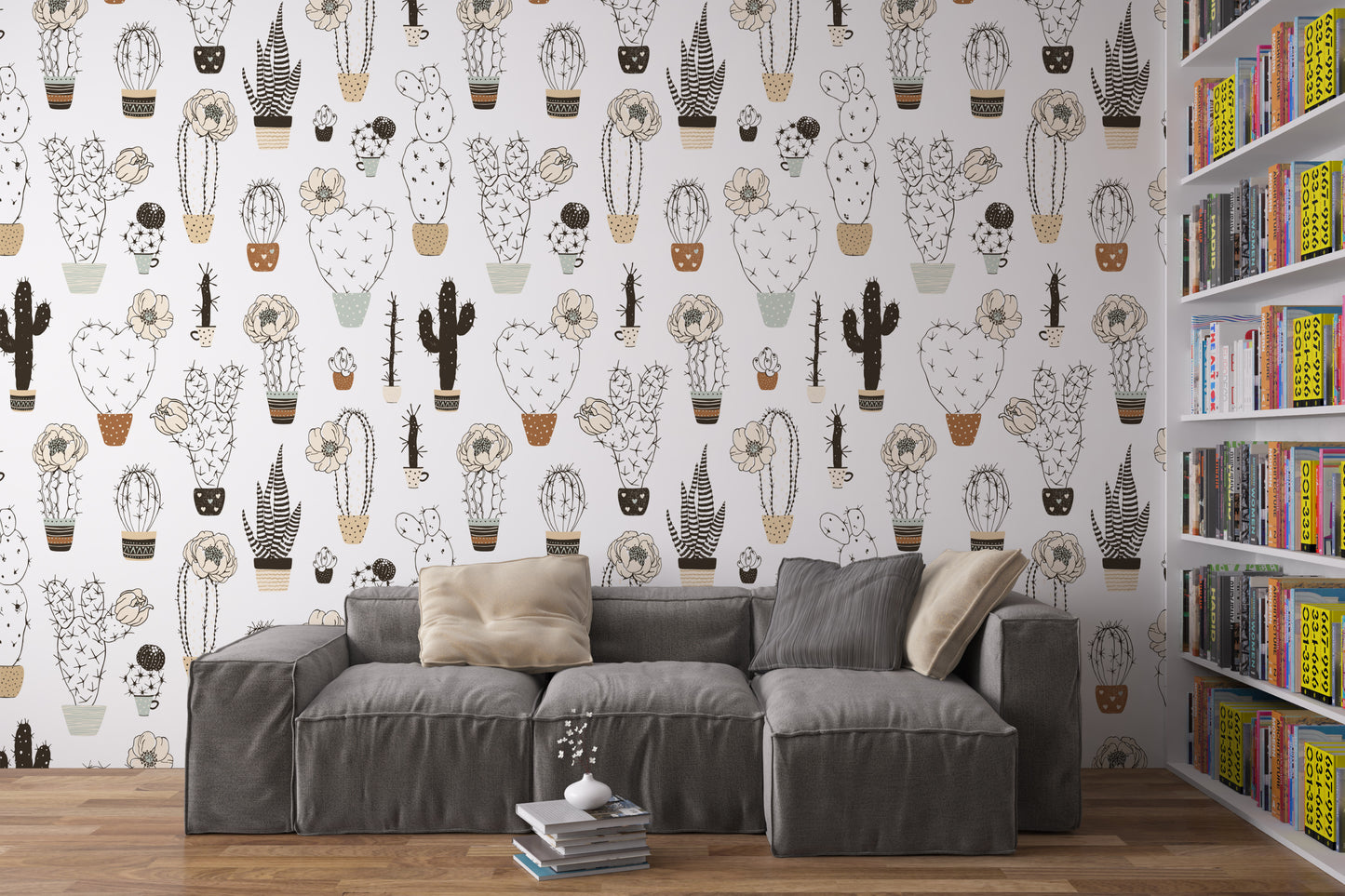 Cactus y Flores