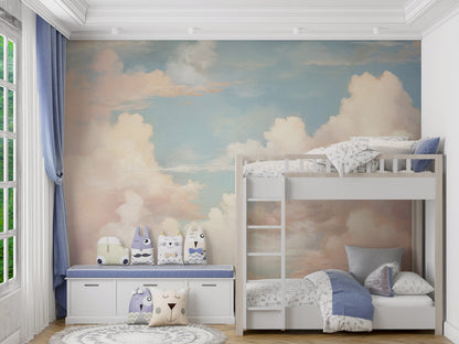 Pintura Cielo y Nubes Pastel