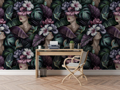 Damas, Flores y Plantas Tropicales