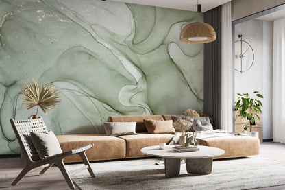 Cool Liquid Sage Marble II